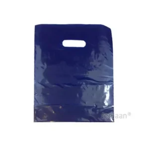 Coloured Plastic Carrier Bags Strong Patch Handle Boutique Retail Shopping Bags
