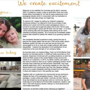 Designer Printed Bubble Mailers - Padded Boutique Envelopes