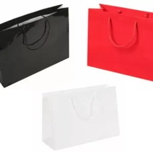 Luxury Gift Bags: Boutique Paper Bags, Gloss Matt Finish, Wedding, Baby Shower, Party Favors