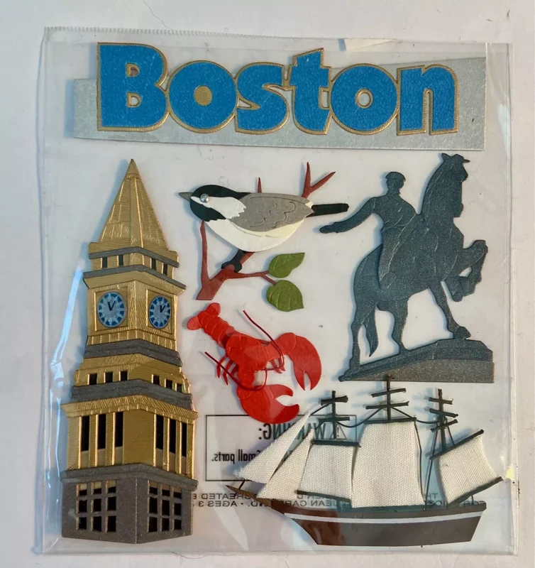 Scrapbooking Sticker - Dimensional Embellishment - Multi-Color Craft Stickers